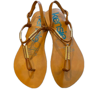 Kensie Girl Beige Gladiator Sandal Size 8.5